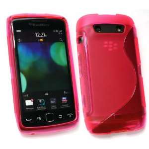   Torch Rubber TPU Gel Case Cover Skin Wave Pattern Hot Pink By Kit Me