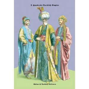   Noblemen & Sultan, 11th Century 24X36 Giclee Paper