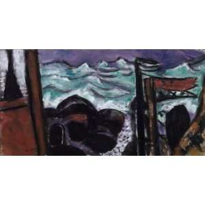  Hand Made Oil Reproduction   Max Beckmann   32 x 16 inches 