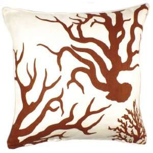 Pumpkin Coral Pillow 