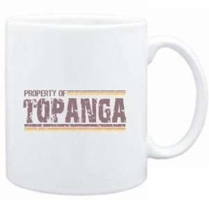  Mug White  Property of Topanga   Vintage  Female Names 