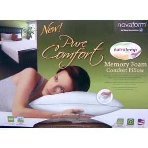   Nutratemp Novaform Pure Comfort Memory Foam Bed Pillow