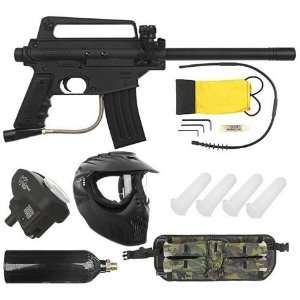   US Army Alpha Starter C Paintball Gun Kit   Black