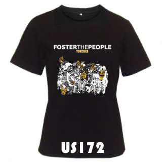 Foster The People Torches Black White T Shirt S 3XL  