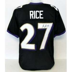  Signed Ray Rice Uniform   Black JSA   Autographed NFL Jerseys 