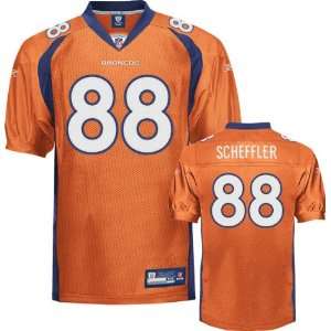 Tony Scheffler Jersey Reebok Authentic Orange #88 Denver Broncos 