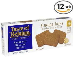 Taste Of Belgium Ginger Thins Grocery & Gourmet Food