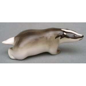 Badger Porcelain Figurine From Lomonosov