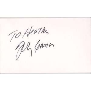  JOHNNY CARSON Host of THE TONIGHT SHOW Sig 5x3 Card 