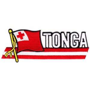  Tonga   Country Flag Patch Patio, Lawn & Garden