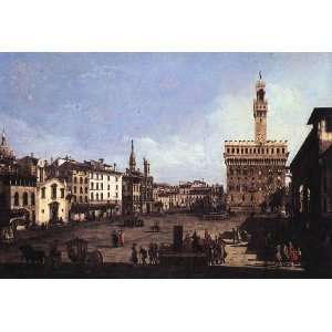 FRAMED oil paintings   Bernardo Bellotto   24 x 16 inches   The Piazza 