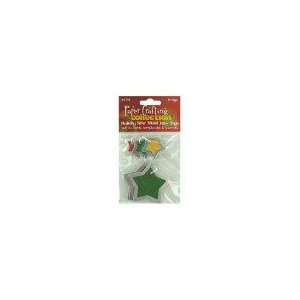  Star metal rim tags, pack of 6 (Wholesale in a pack of 30 