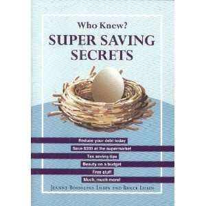   Knew? Super Saving Secrets [Paperback] Jeanne Bossolina Lubin Books