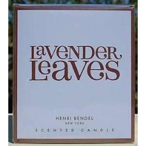  Henri Bendel LAVENDER LEAVES Scented Candle in Glass Jar 