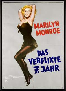 Seven Year Itch, The German FRAMED Orig Movie Poster  