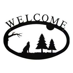  Timberwolf Welcome Sign   Small   Just over Eleven Inches 