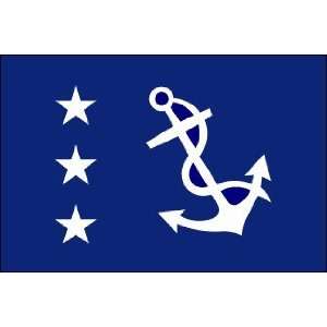  12 in. x 18 in. Commodore Past Flag Patio, Lawn & Garden