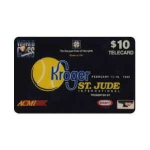  Collectible Phone Card $10. Kroger   St. Jude Tennis 