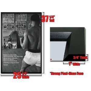    Framed Muhammad Ali At Gym Boxing Poster FrPp31040