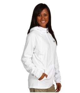 The North Face White TKA 100 Texture Masonic Hooded Fleece Jacket 