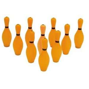 Orange Bowling Pin Set by Olympia Sports 