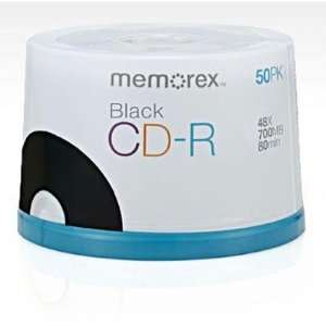  Selected CDR 80 50PK Spindle Black 48X By Memorex 