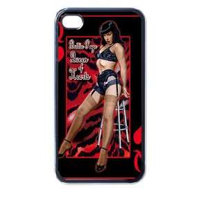betty page card 4/4s Seamless Case (Black)