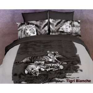  Tigri Bianche Duvet Cover Set by Dolce Mela