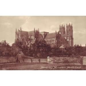 Sheet of 21 Stickers English Church Yorkshire Beverley Minster Y188