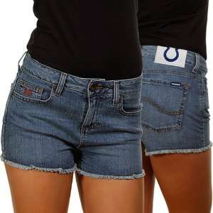  Indianapolis Colts Ladies Tight End Jean Shorts Sports 