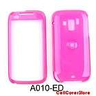 Hard Phone Case Cover For HTC PRO2 Tilt 2 Transparent Snap On Hot Pink