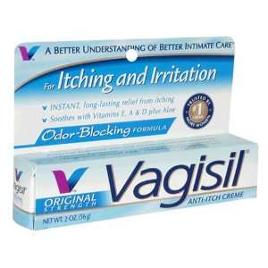  Vagisil Anti Itch Creme, Original Strength, 2 oz (56 g 
