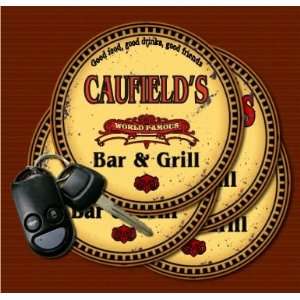  CAUFIELDS Family Name Bar & Grill Coasters Kitchen 