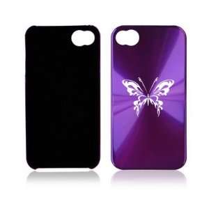  Purple Apple iPhone 4 4S 4G A118 Aluminum Hard Back Case 