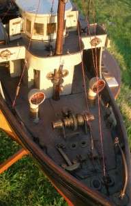 BASSETT LOWKE QUALITY 5T LONG MODEL BOAT SHIP TUG 1920S  