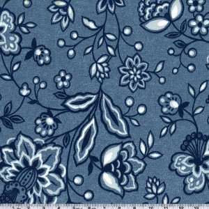   Fabric Galveston Floral Denim By The Yard Arts, Crafts & Sewing