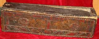 Name Amazing Authentic Old Antique Tibetan Buddhist Carved Painted 