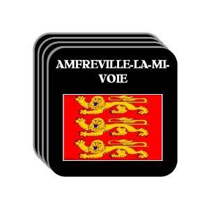   Normandy)   AMFREVILLE LA MI VOIE Set of 4 Mini Mousepad Coasters