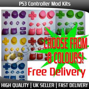   Kit   DPad, Triggers, Buttons, Thumbsticks   8 Colour Choices  