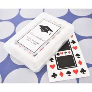  Wedding Favors Hats off to You Graduation Playing Cards 