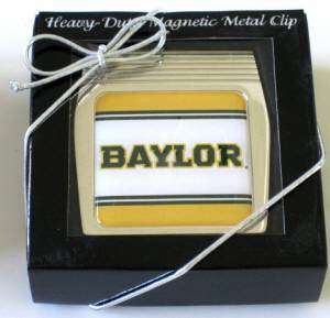 Baylor University Heavy Duty Magnetic Metal Clip NIB  