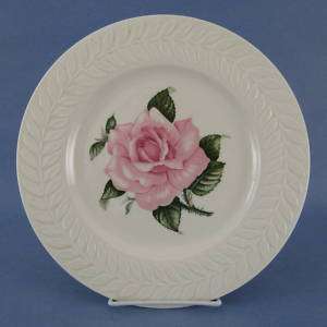 Theodore Haviland Rose Dinner Plate Pink Flower Leaves  