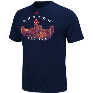   Boston Red Sox Navy Blue Big City Dreams T shirt