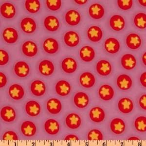  43 Wide Poky Little Puppy Flannel Balls Pink Fabric By 