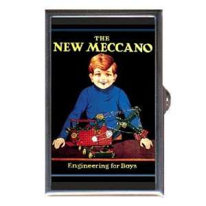 Meccano Building Toy Retro Coin, Mint or Pill Box Made in USA