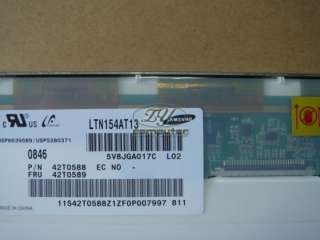 NEW Lenovo T500 W500 Lcd LED Panel 42T0589 LTN154AT13  