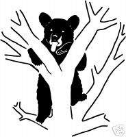Bear Decal St #8 Wildlife Hunting Truck Stickers 6  