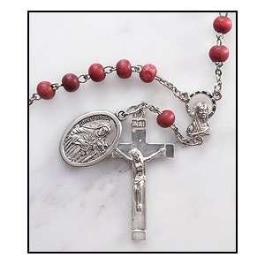  St. Therese Rearview Mirror Rosary 