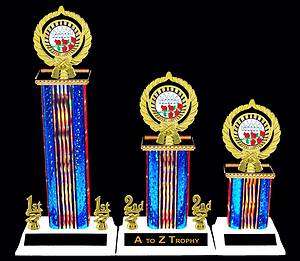 BEAUTY QUEEN TROPHIES 1st 2nd 3rd PLACE PROM CROWN TROPHY PAGEANT 