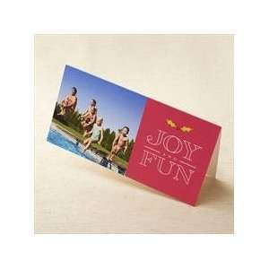  Joy and Fun Folded Holiday Photo Card Health & Personal 